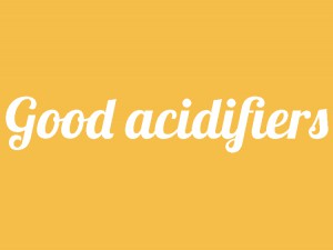 Good acidifiers