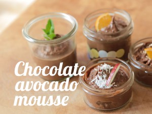 Chocolate avocado mousse (Video)