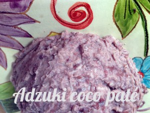 Adzuki coco paté