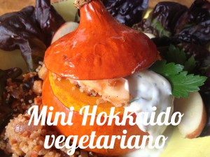 Mini Hokkaido vegetariano