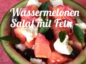 Wassermelonen Salat mit Feta