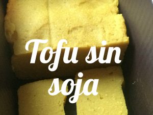 Tofu sin soja