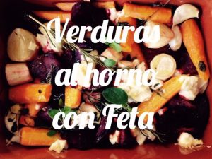 Verduras al horno con feta