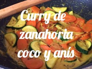 Curry de zanahorias anis y coco